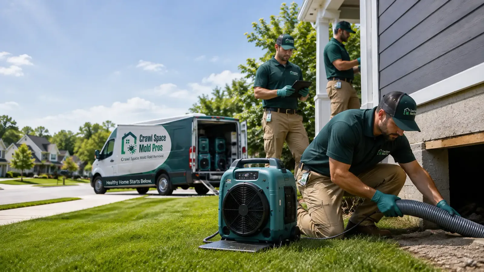 Crawl Space Mold Removal in Hillsborough, NC